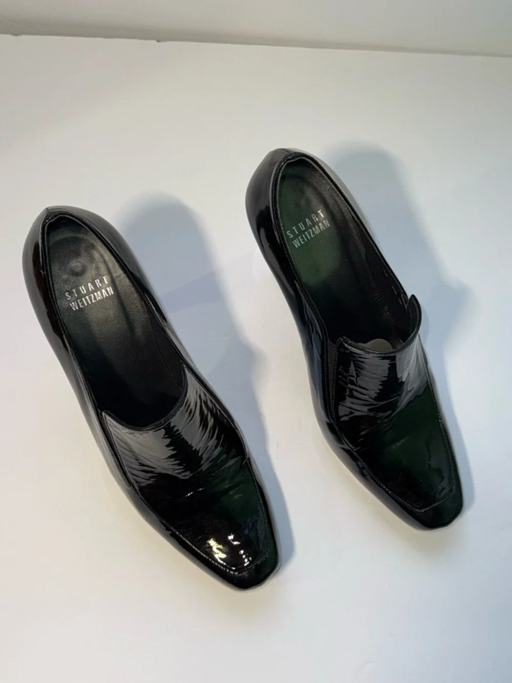 Stuart Weitzman Black Patent Leather Platform Stiletto Pumps – Size 8.5
